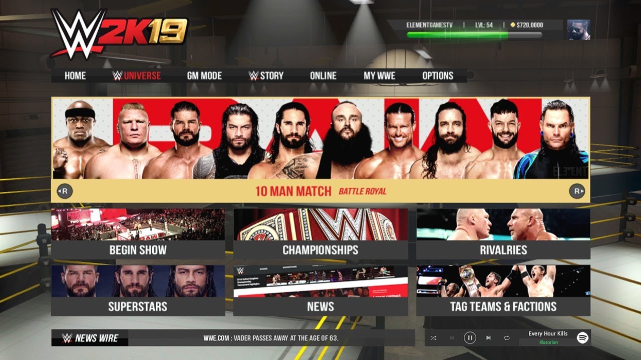 report wwe 2k22 to feature gm mode